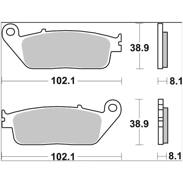 Bremseklodser Sinter XS Prime Line BREMBO – billede 3