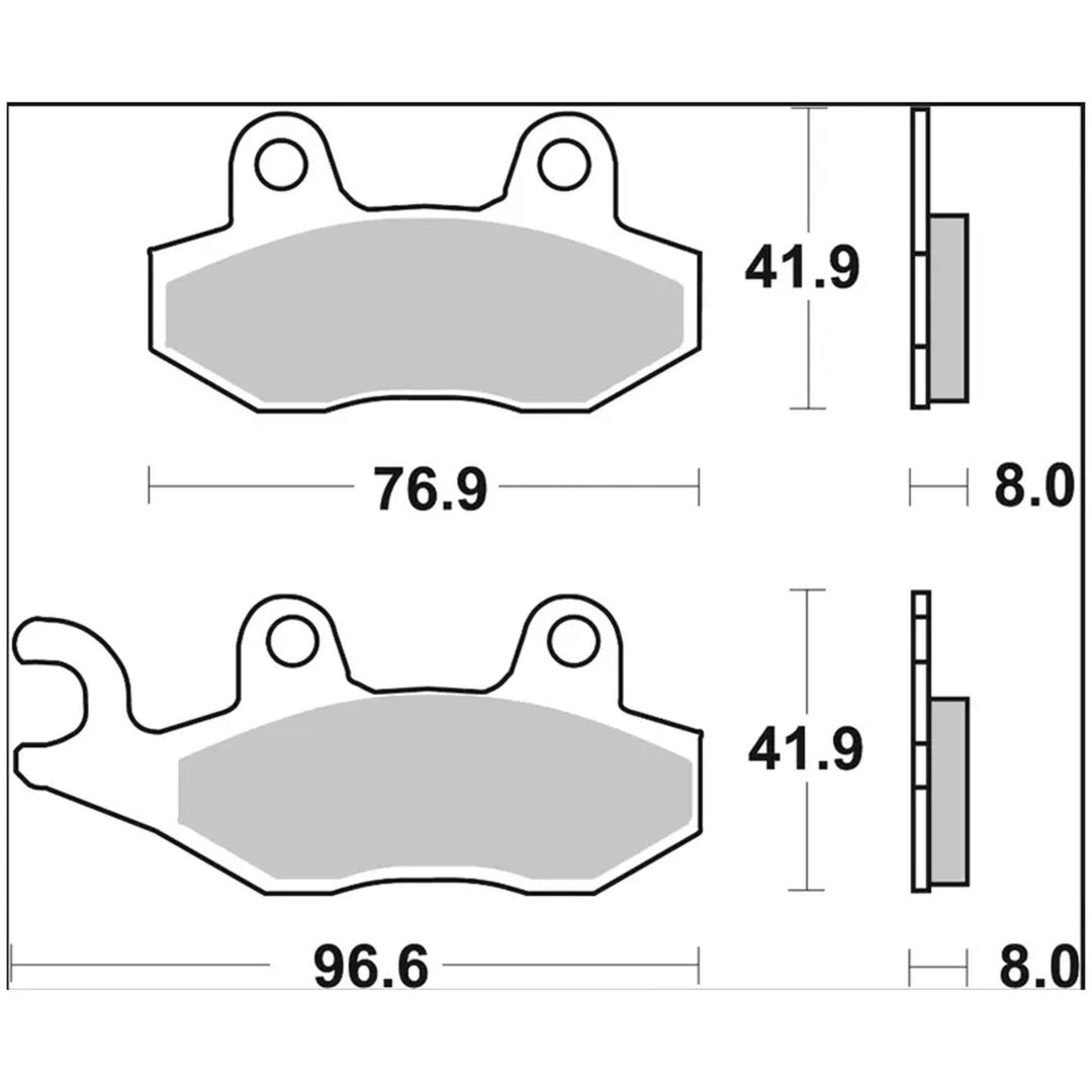 Bremseklodser Sinter XS Prime Line BREMBO – billede 3