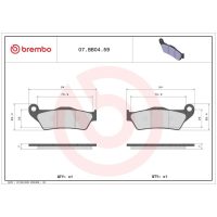 Bremseklodser Sinterede BREMBO