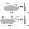 Bremseklodser Sintermetal BREMBO – miniature 1