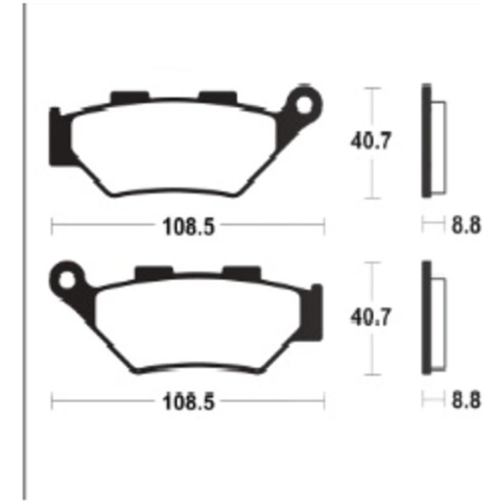 Bremseklodser Sintermetal TECNIUM – billede 2