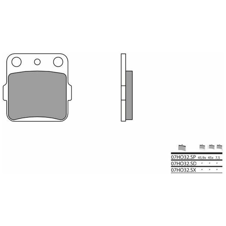 Bremseklodser Sintrede Metal Brembo – billede 2