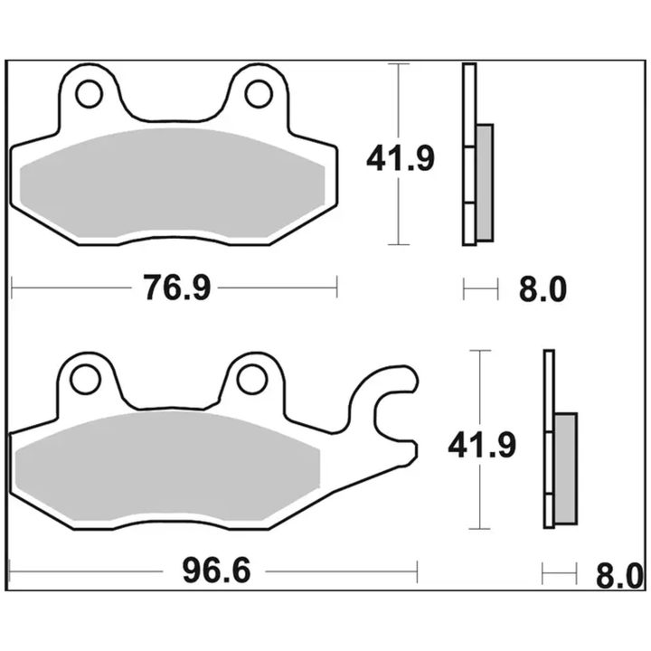 Bremseklodser SP Prime Line Sinteret BREMBO – billede 2