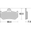 Bremseklodser SP Prime Line Sinteret BREMBO – miniature 2