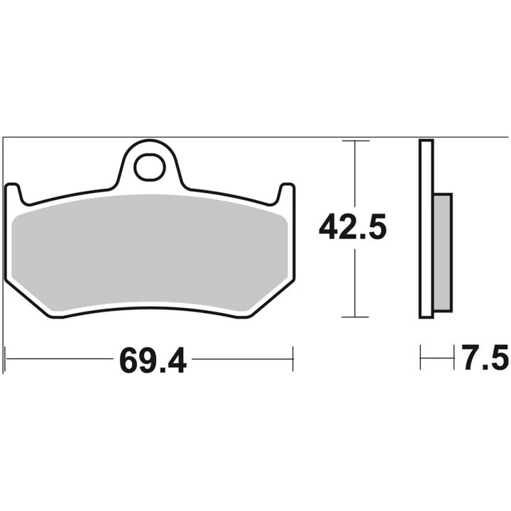 Bremseklodser SP Prime Line Sinteret BREMBO – billede 2