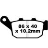 Bremseklodser STREET BAG Double-H Metal Sintered EBC Bag – miniature 1
