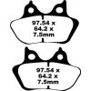 Bremseklodser STREET BAG Double-H Metal Sintered EBC Gade – miniature 1