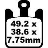 Bremseklodser STREET FRAM Double-H Metal Sintered EBC EBC DBL H PAD SET – miniature 1