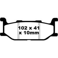 Bremseklodser STREET FRAM Double-H Metal Sintered EBC