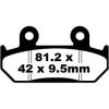 Bremseklodser STREET FRAM Double-H Metal Sintered EBC EBC DOUBLE H PAD SET – miniature 1
