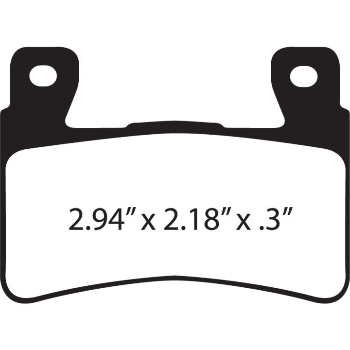 Bremseklodser STREET FRAM Double-H Metal Sintered EBC EBC DOUBLE H PAD SET – billede 2