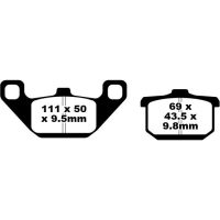 Bremseklodser STREET FRAM Double-H Metal Sintered EBC