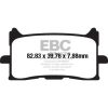 Bremseklodser STREET FRAM Double-H Metal Sintered EBC FOR – miniature 1