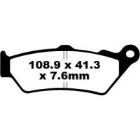 Bremseklodser STREET FRAM Double-H Metal Sintered EBC