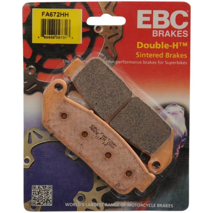 Bremseklodser STREET FRAM Double-H Metal Sintered EBC Foran Venstre – billede 2