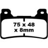 Bremseklodser STREET FRAM Double-H Metal Sintered EBC Gade – miniature 1