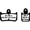 Bremseklodser STREET FRAM Double-H Metal Sintered EBC Gade – miniature 1