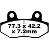 Bremseklodser STREET FRAM Double-H Metal Sintered EBC Gade – miniature 1