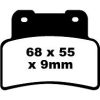 Bremseklodser STREET FRAM Double-H Metal Sintered EBC Gade – miniature 1