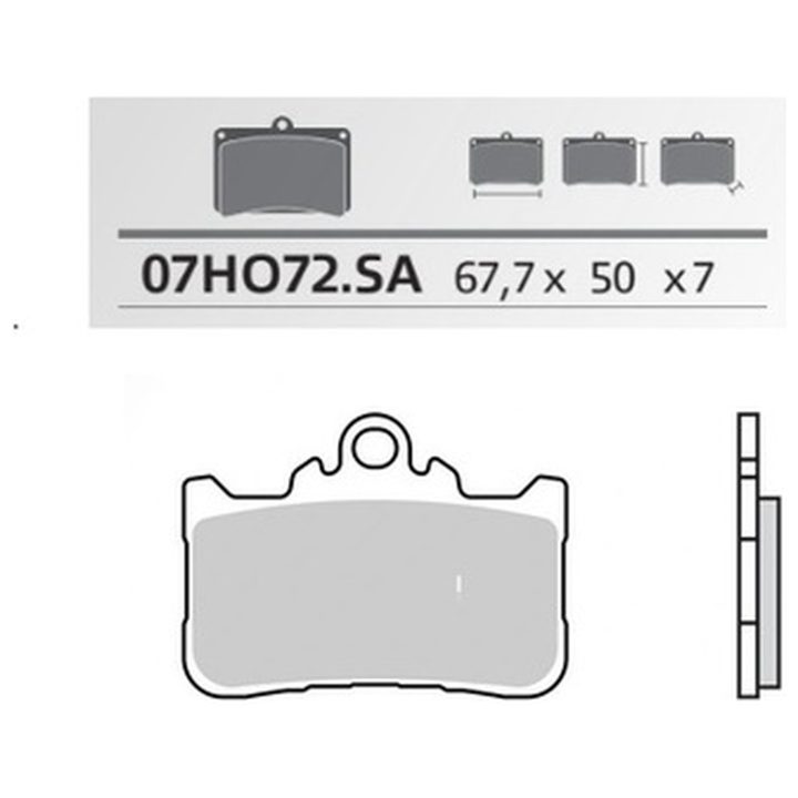 Bremseklodser Street Sinterede BREMBO – billede 2
