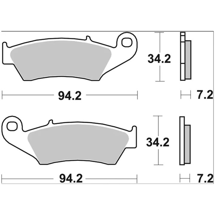 Bremseklodser SX Prime Line Sinteret BREMBO – billede 2