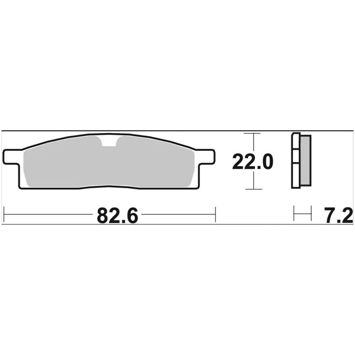 Bremseklodser SX Prime Line Sinteret BREMBO – billede 2