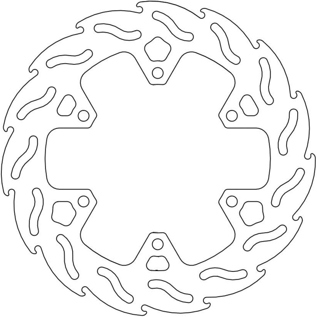 Bremseskive BAG Flame MOTO-MASTER BRAKE ROTOR FLAME