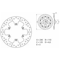 Bremseskive BAG Serie Oro Brembo