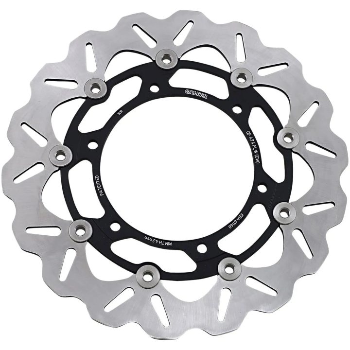 Bremseskive Contour Flydende Sort Sølv GALFER – billede 2