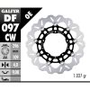 Bremseskive Contour Flydende Sort Sølv GALFER Bremseskive – miniature 1