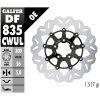Bremseskive Contour Flydende Sort Sølv GALFER Bremseskive – miniature 2