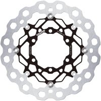 Bremseskive Cubiq Sort Krom GALFER