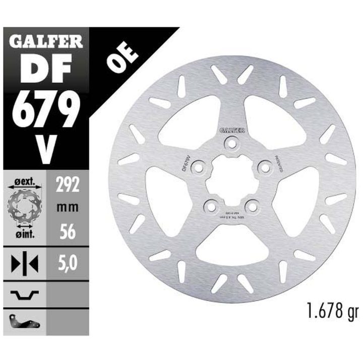 Bremseskive Fixed Round 292 mm GALFER Bremseskive – billede 2