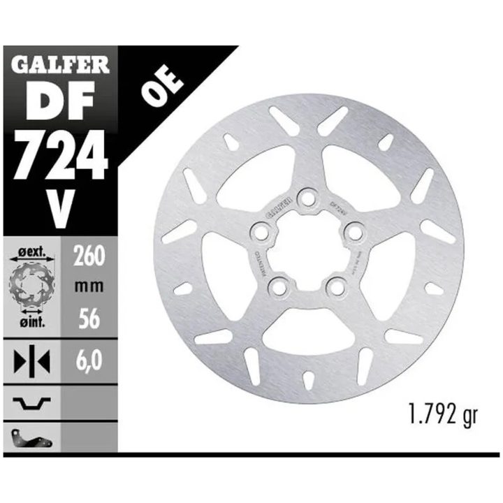 Bremseskive Fixed Round 292 mm GALFER Bremseskive – billede 2