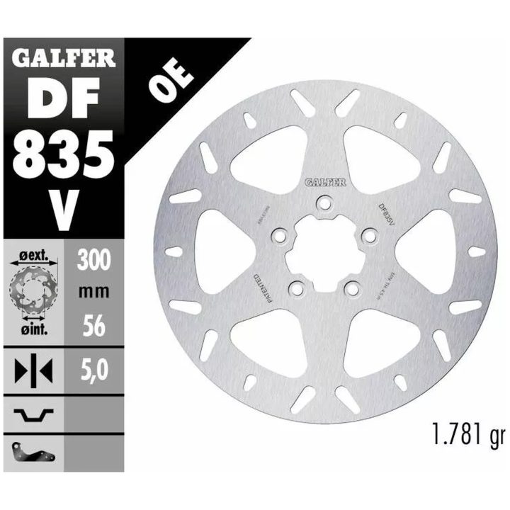 Bremseskive Fixed Round 292 mm GALFER Bremseskive – billede 2