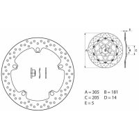 Bremseskive FORAN Serie Oro Brembo