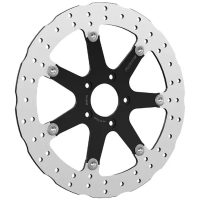 Bremseskive Fuldt Flydende Todelt Boret Wave Design Rustfri RICKS MOTORCYCLES
