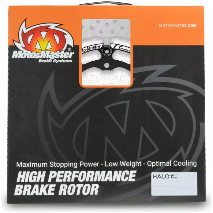 Bremseskive Halo For MOTO-MASTER sort/sølv – billede 2