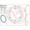 Bremseskive SERIE ORO PRIME LINE Fast Boret BREMBO – miniature 2