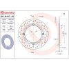 Bremseskive SERIE ORO PRIME LINE Fast Boret BREMBO – miniature 2