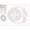 Bremseskive SERIE ORO PRIME LINE Fast Boret BREMBO – miniature 2