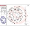 Bremseskive Serie Oro Prime Line Flydende Rustfrit Stål BREMBO – miniature 2