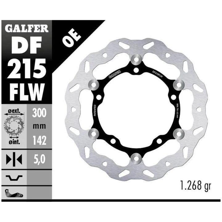 Bremseskive Wave Semi-flydende GALFER Bremseskive – billede 3