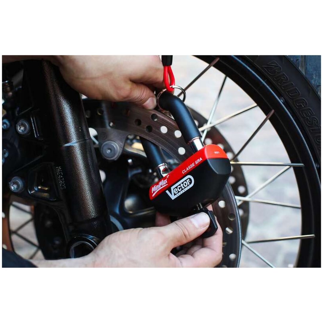 Bremseskivelås MiniMax+ SRA Rød VECTOR ⌀16mm / 47 x 40mm – billede 6