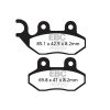 Bremseskiver FA-HH Street EBC Brun – miniature 1