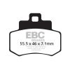 Bremseskiver SFA-HH Street EBC Brun – miniature 1