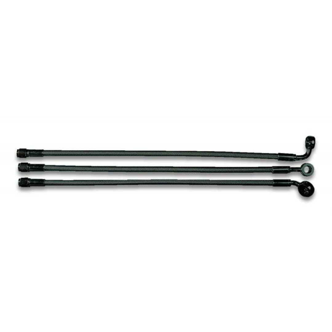 Bremseslange Designer Series Front Sort MAGNUM SHIELDING Bremseslange