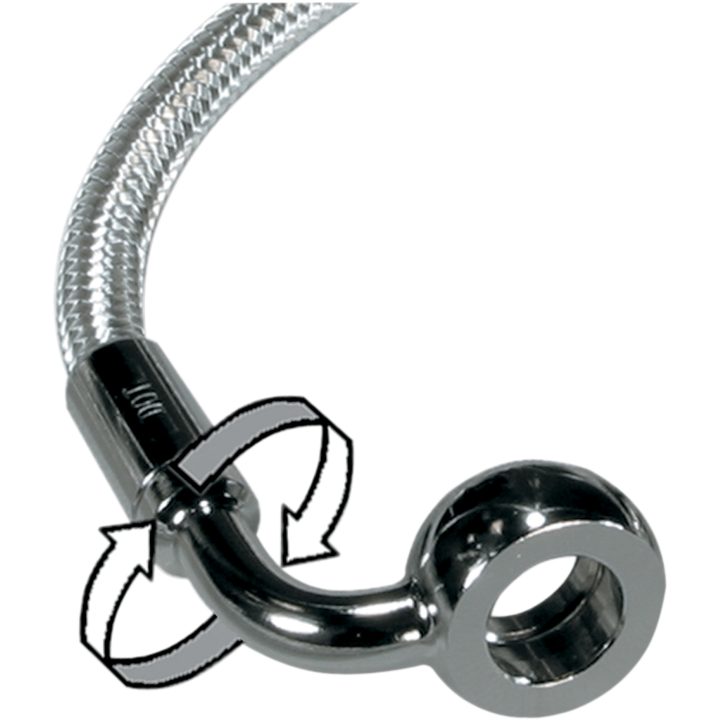 Bremseslange E-Z Align Rustfrit Stål Sølv MAGNUM SHIELDING – billede 3