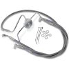 Bremseslange Forlænget Klar/sølv DRAG SPECIALTIES +10" – miniature 2