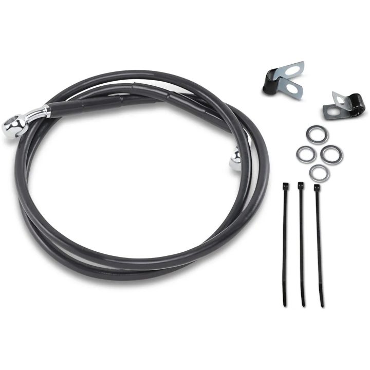 Bremseslange Standard Sort DRAG SPECIALTIES LINE BRK FR 95-99FXD BL+2 – billede 2